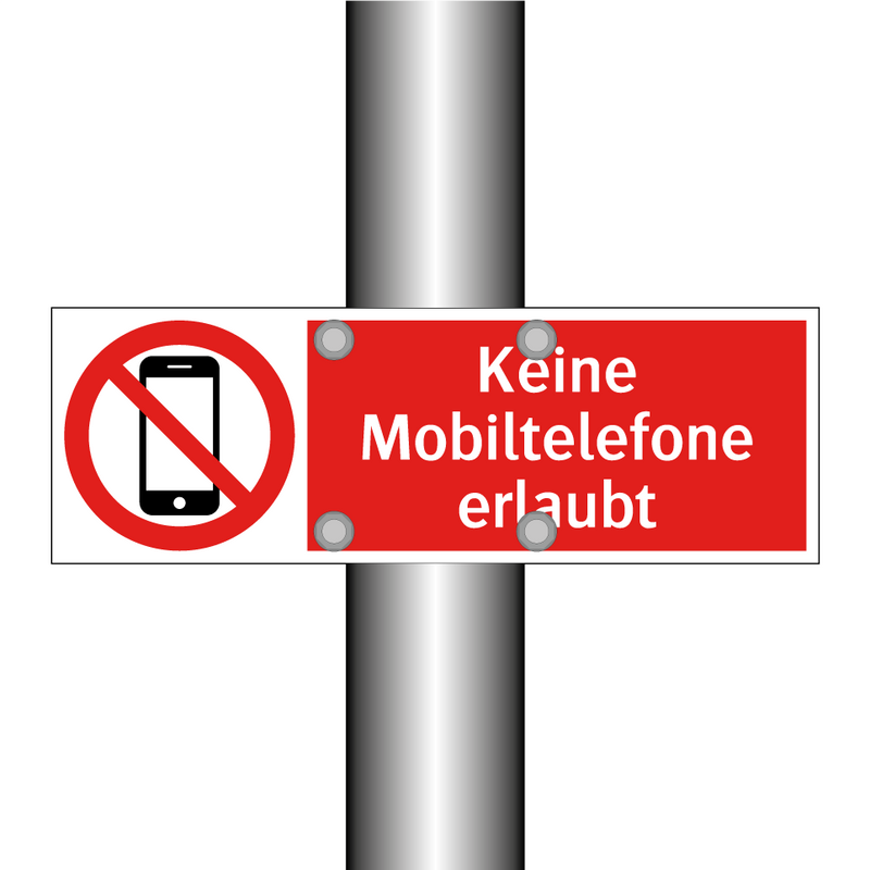 Keine Mobiltelefone erlaubt