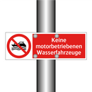 Keine motorbetriebenen Wasserfahrzeuge