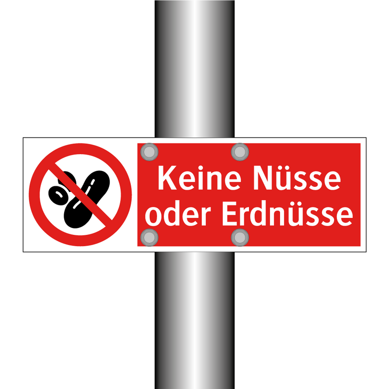 Keine Nüsse oder Erdnüsse