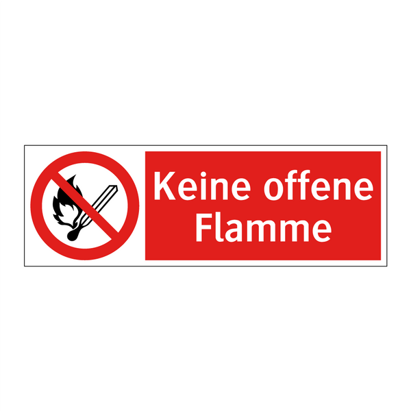 Keine offene Flamme