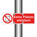 Keine Plakate ankleben!