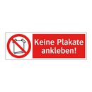 Keine Plakate ankleben!