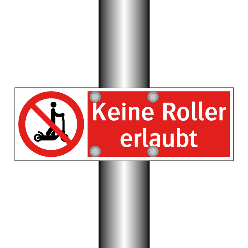 Keine Roller erlaubt