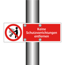 Keine Schutzvorrichtungen entfernen