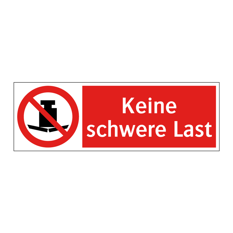 Keine schwere Last