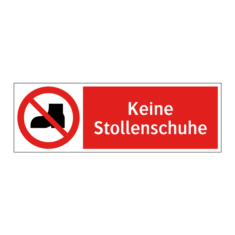 Keine Stollenschuhe