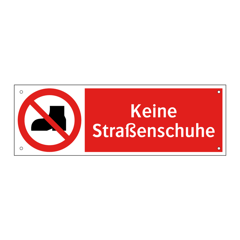 Keine Straßenschuhe