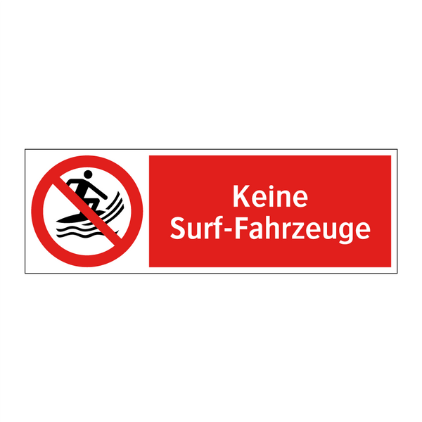 Keine Surf-Fahrzeuge