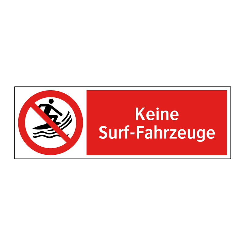 Keine Surf-Fahrzeuge