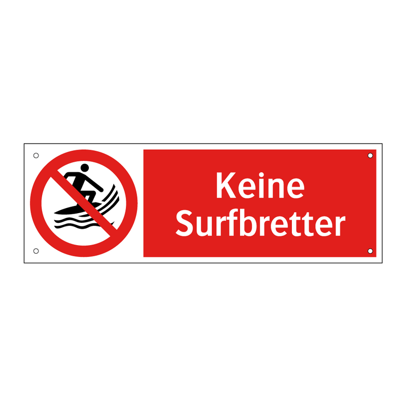 Keine Surfbretter