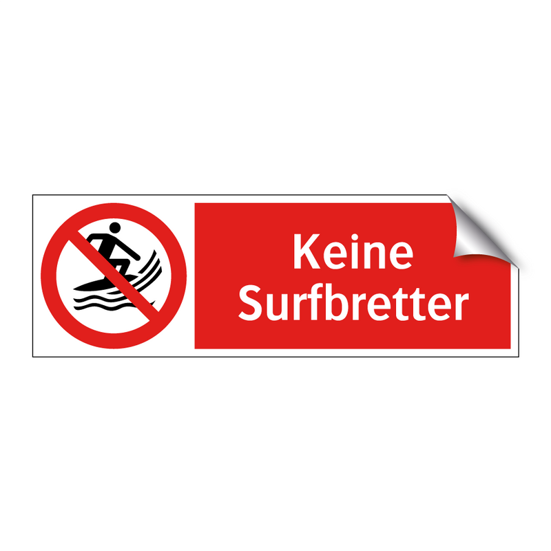 Keine Surfbretter