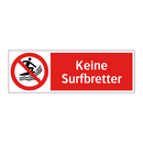 Keine Surfbretter