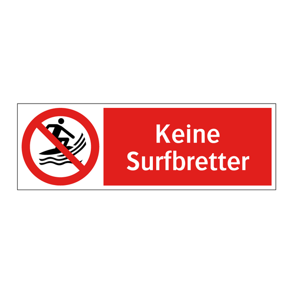 Keine Surfbretter