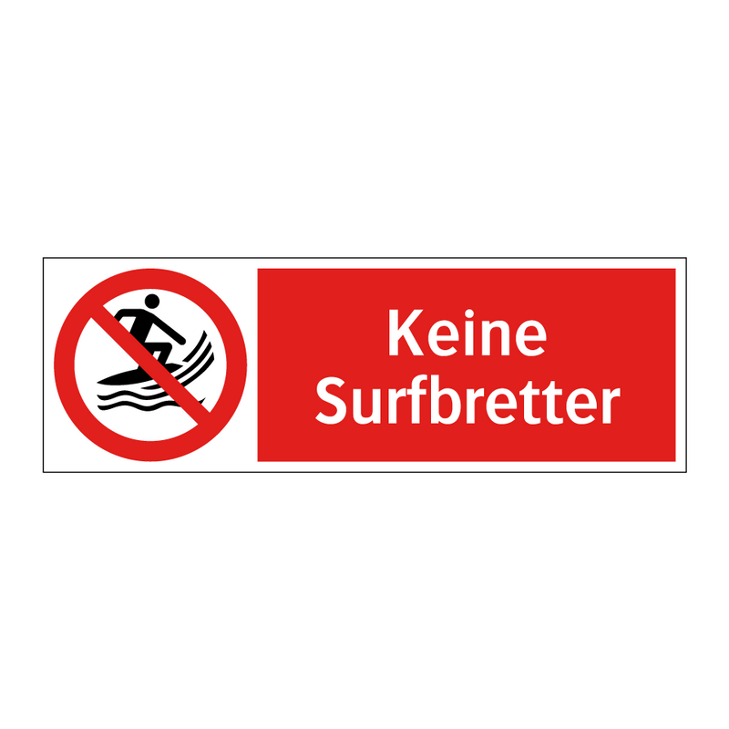 Keine Surfbretter