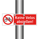 Keine Velos abstellen!