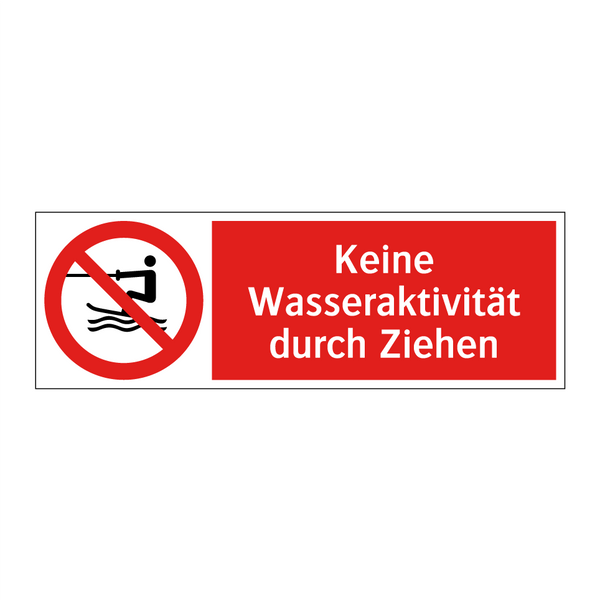 Keine Wasseraktivität durch Ziehen