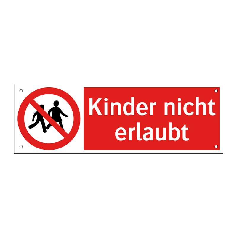 Kinder nicht erlaubt