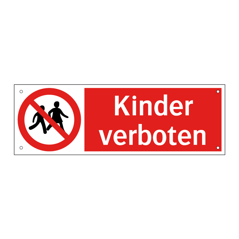 Kinder verboten