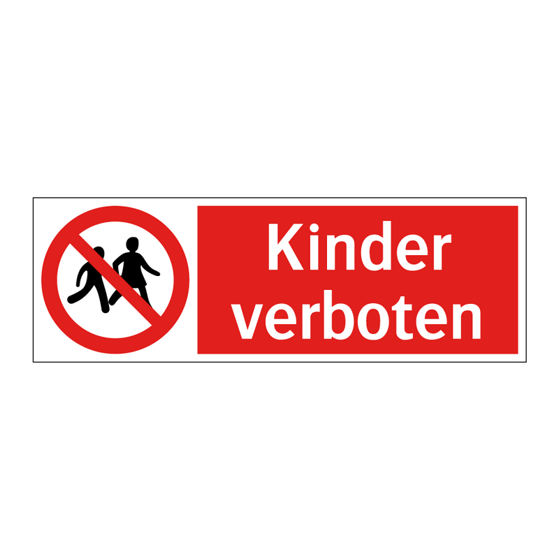 Kinder verboten