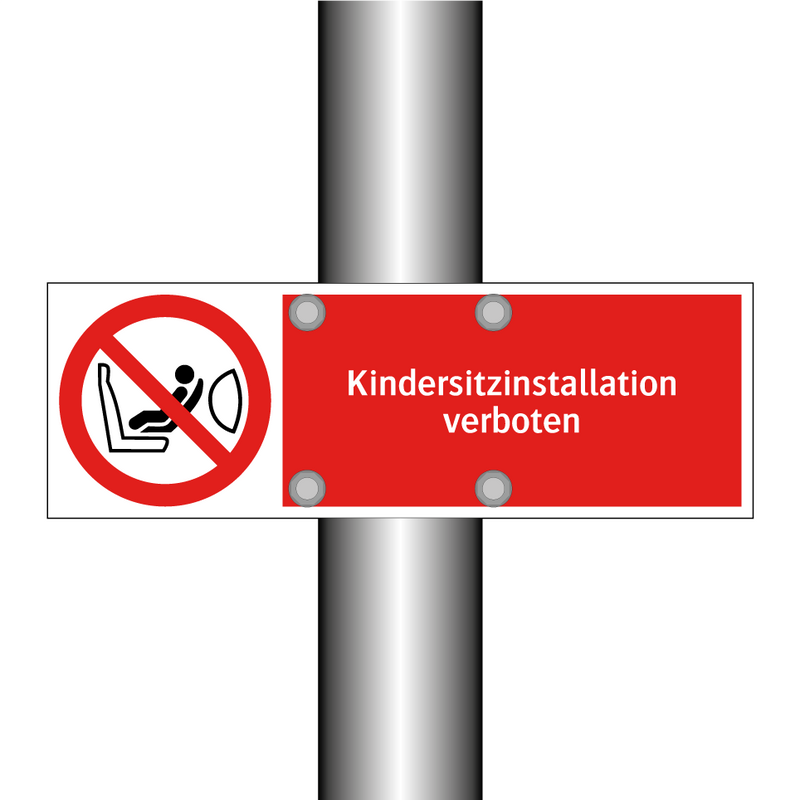 Kindersitzinstallation verboten