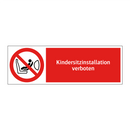Kindersitzinstallation verboten