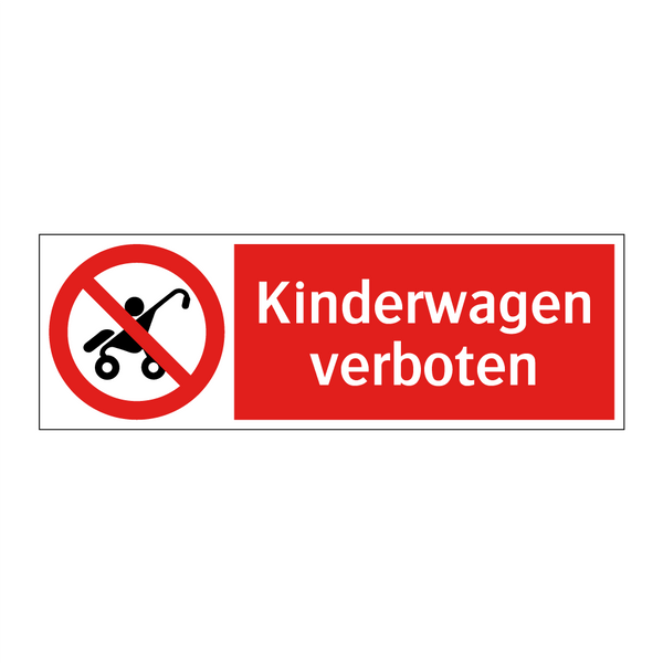 Kinderwagen verboten
