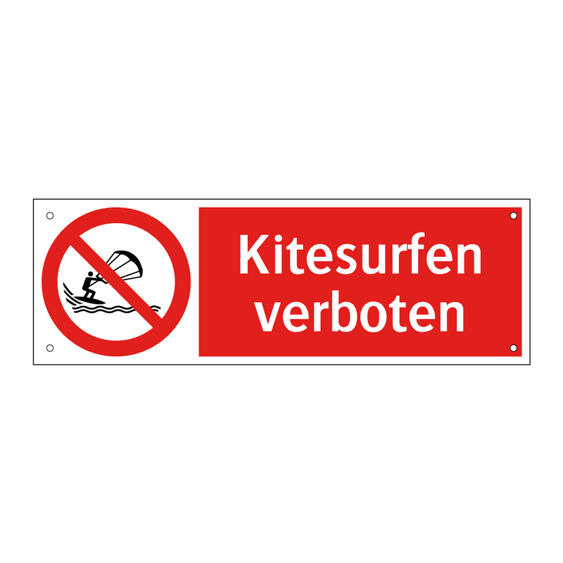 Kitesurfen verboten