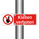 Kleben verboten