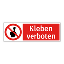 Kleben verboten