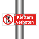 Klettern verboten