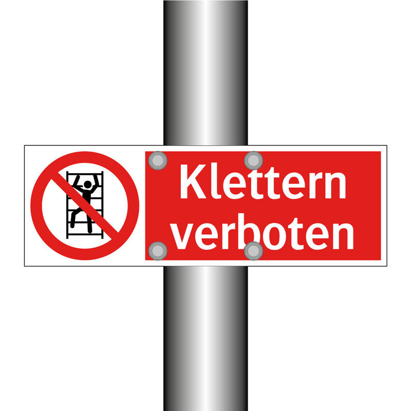 Klettern verboten