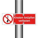 Knoten knüpfen verboten