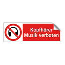 Kopfhörer Musik verboten