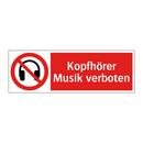 Kopfhörer Musik verboten