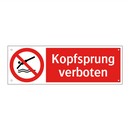 Kopfsprung verboten