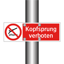 Kopfsprung verboten