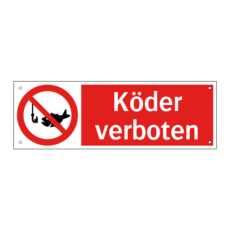 Köder verboten