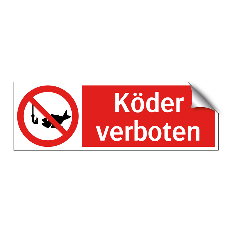 Köder verboten
