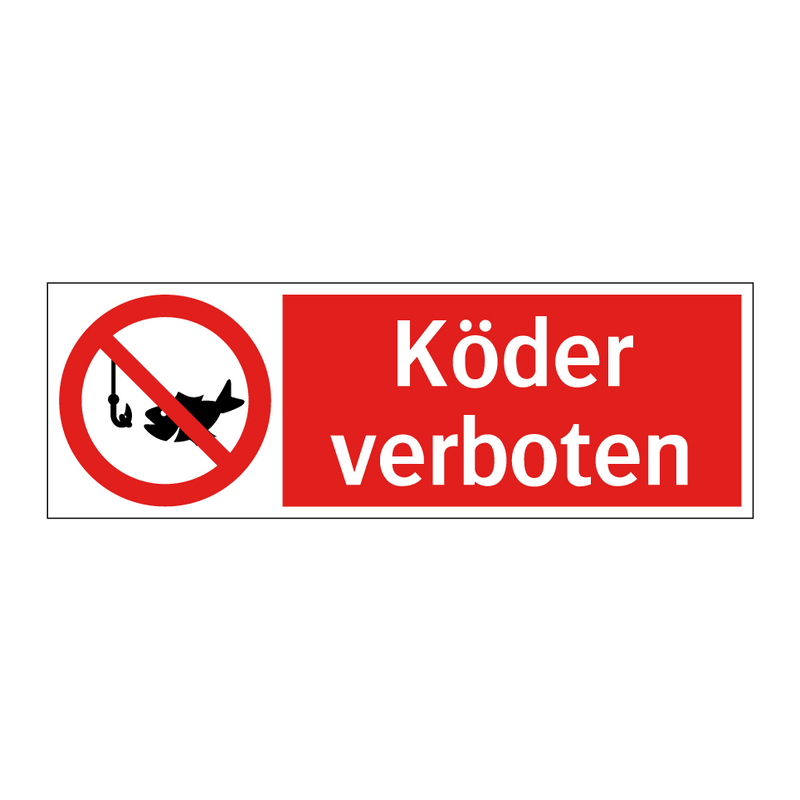 Köder verboten