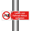 Laden von Fahrrad-Akkus verboten