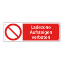 Ladezone Aufsteigen verboten