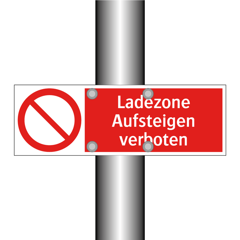 Ladezone Aufsteigen verboten