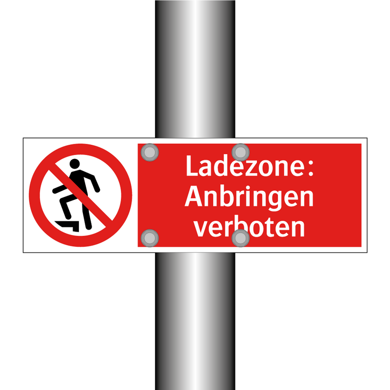 Ladezone: Anbringen verboten