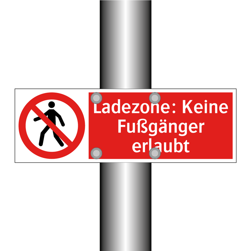 Ladezone: Keine Fußgänger erlaubt