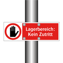 Lagerbereich: Kein Zutritt