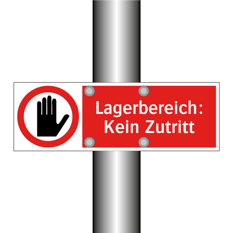 Lagerbereich: Kein Zutritt
