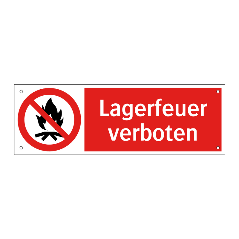 Lagerfeuer verboten