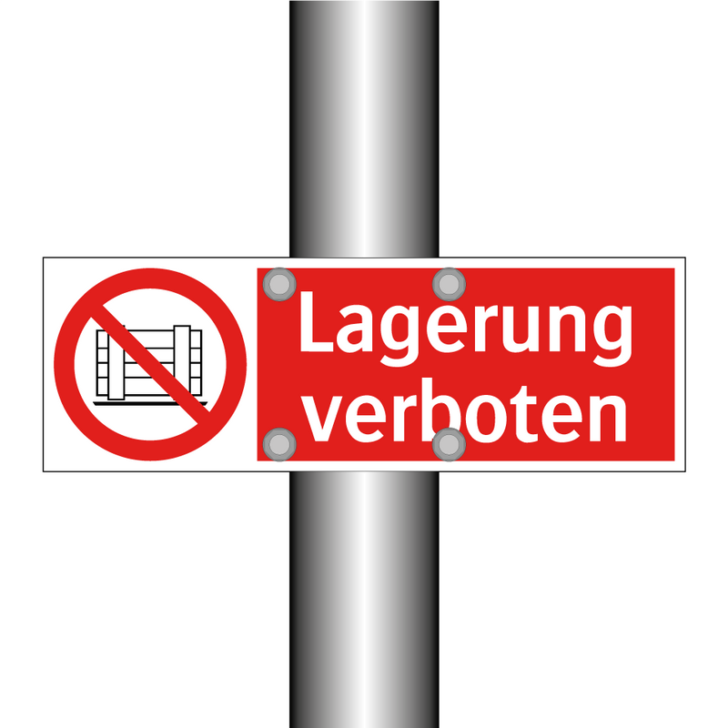 Lagerung verboten