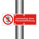 Lastenaufzug: Keine Personenbeförderung