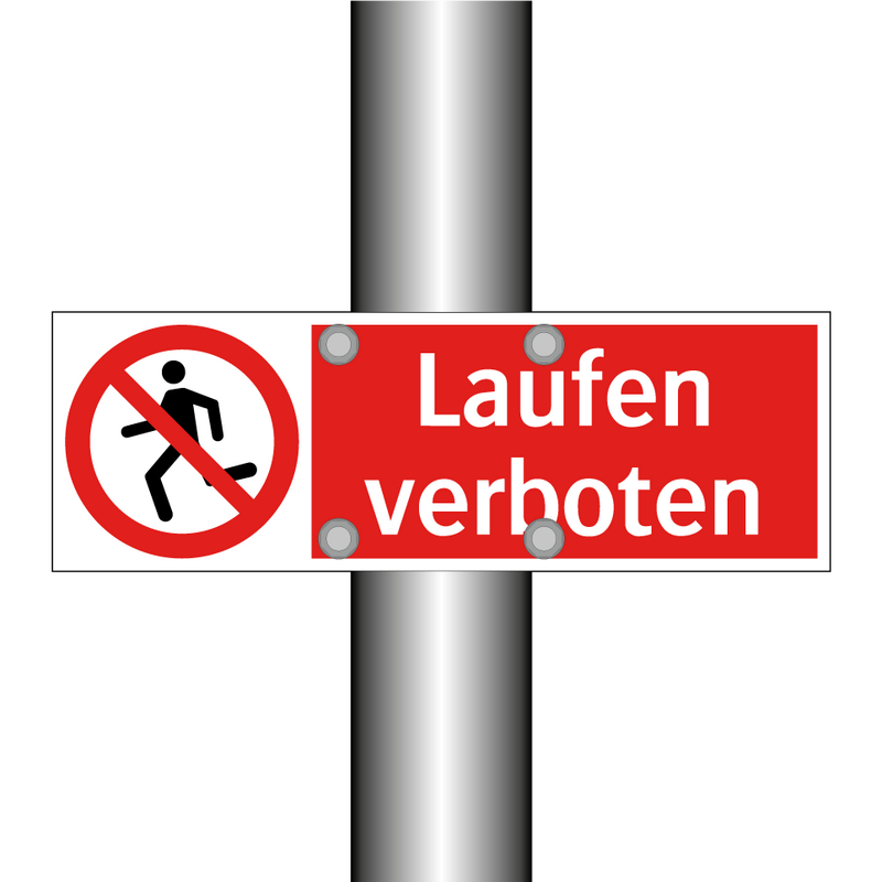 Laufen verboten